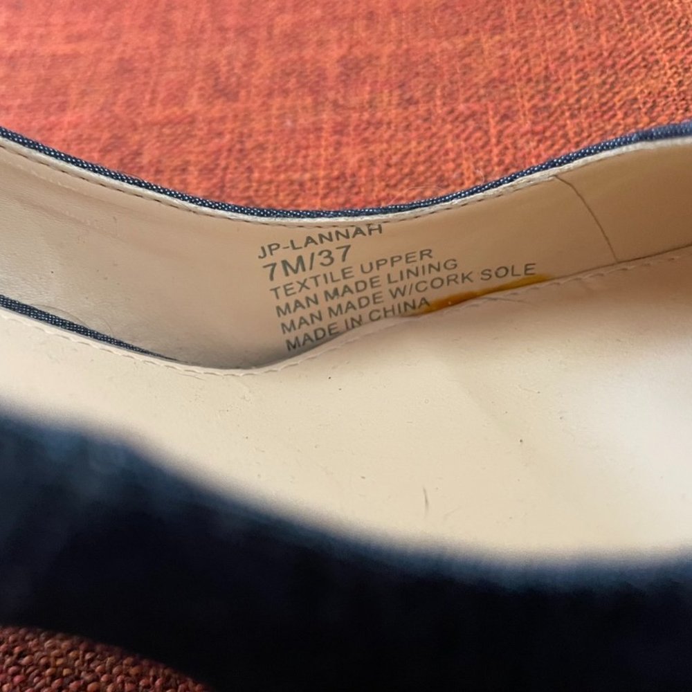 Jessica Simpson Embroidered Denim Pumps "Lannah" - Size 7 - Picture 6 of 9